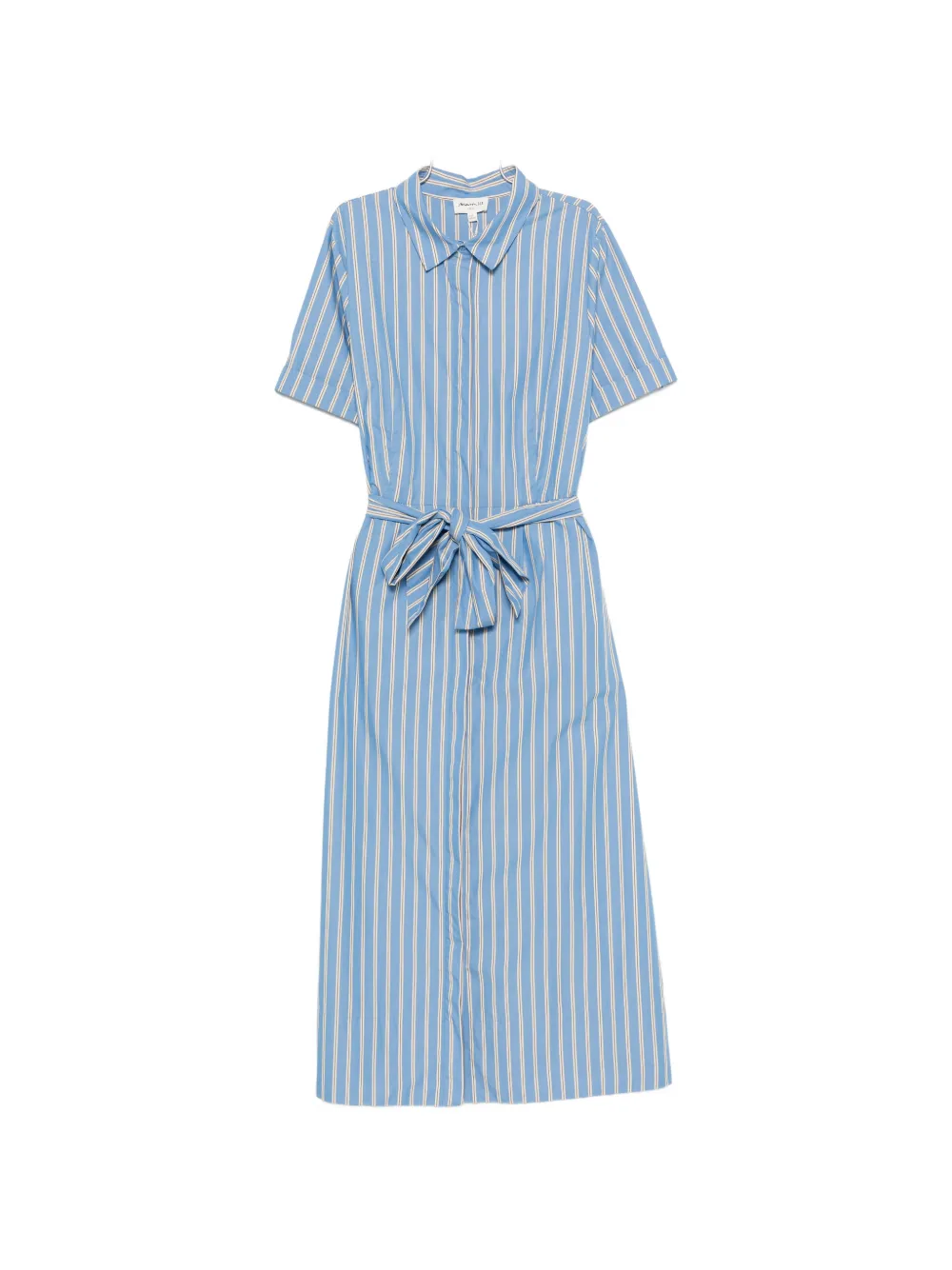 Maison123 Palma Belted Midi Dress In 블루