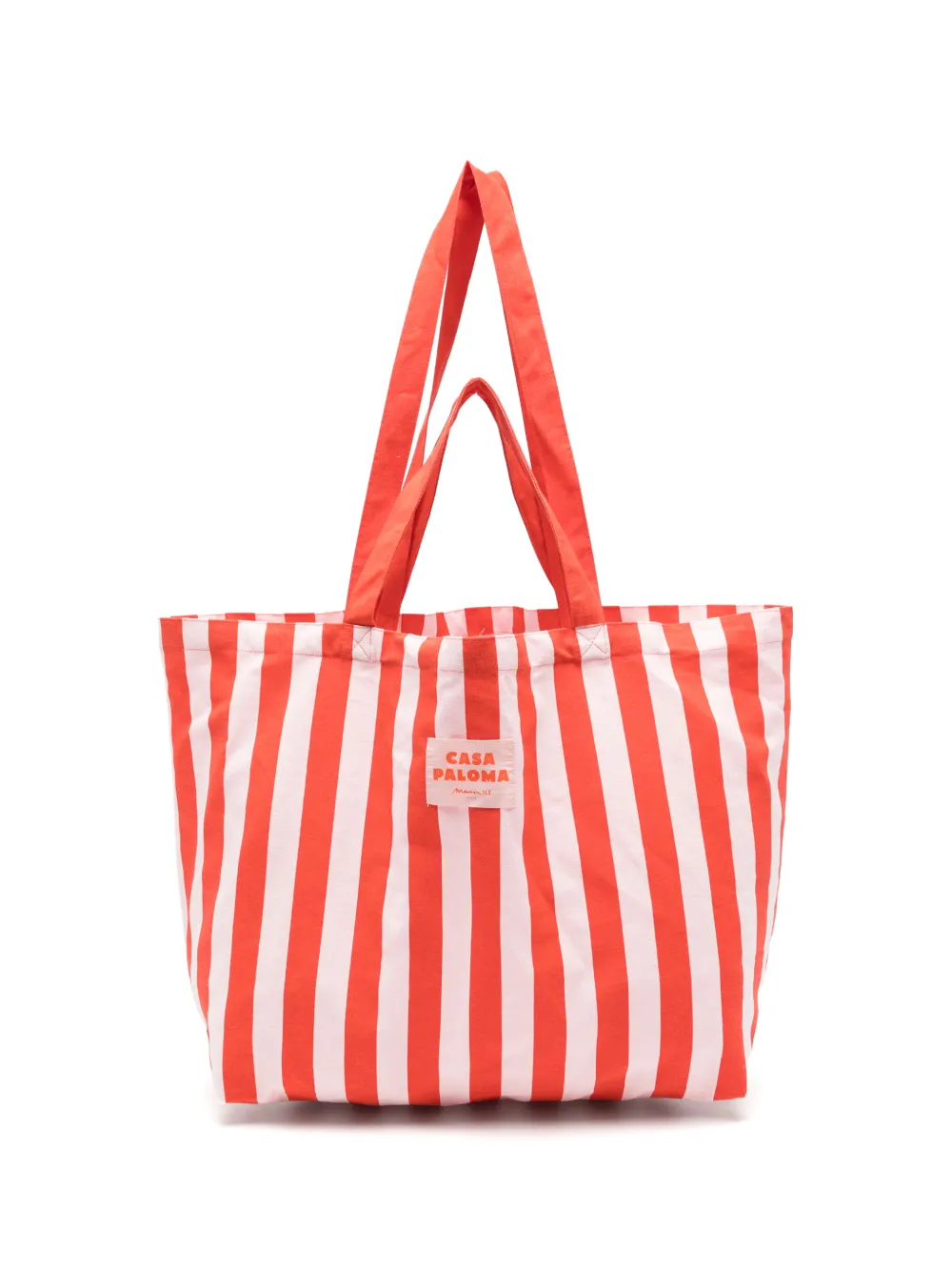 MAISON123 Casa Paloma striped tote bag · OS
