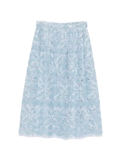 MAISON123 broderie-anglaise skirt