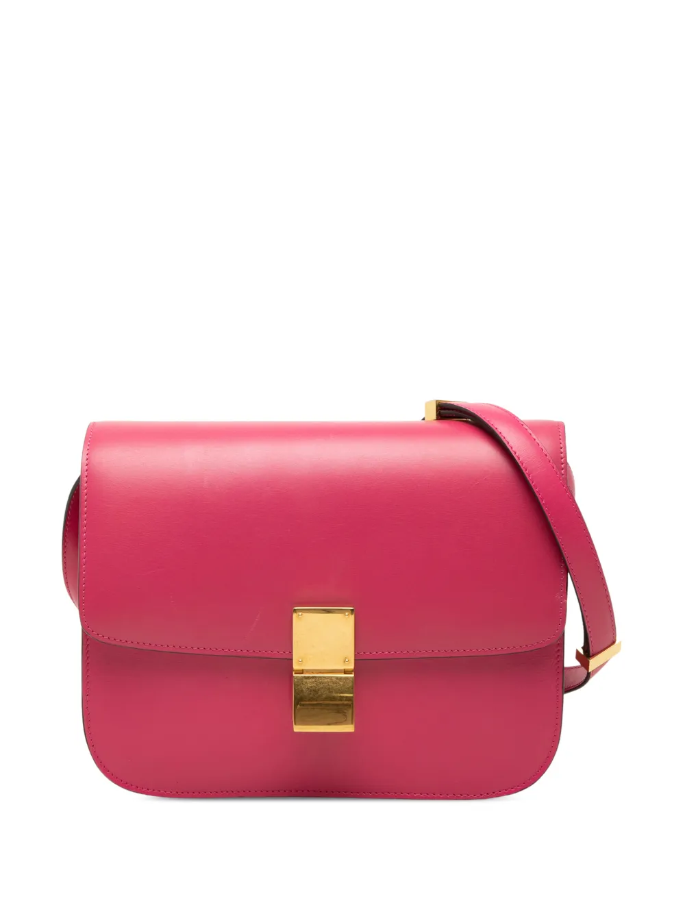 Celine Pre-Owned 2013 Medium Calfskin Classic Box crossbody bag - Rosa