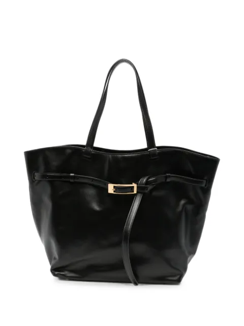 ANINE BING small Elly buckled leather tote bag