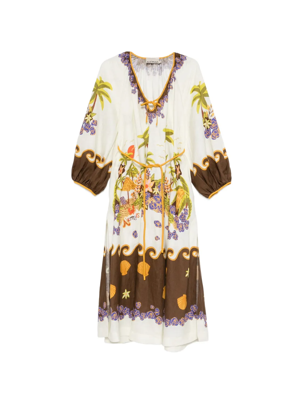 ALEMAIS Island Cove midi dress · 8