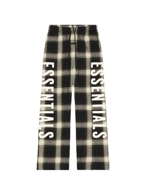 FEAR OF GOD ESSENTIALS Essentials plaid-check trousers