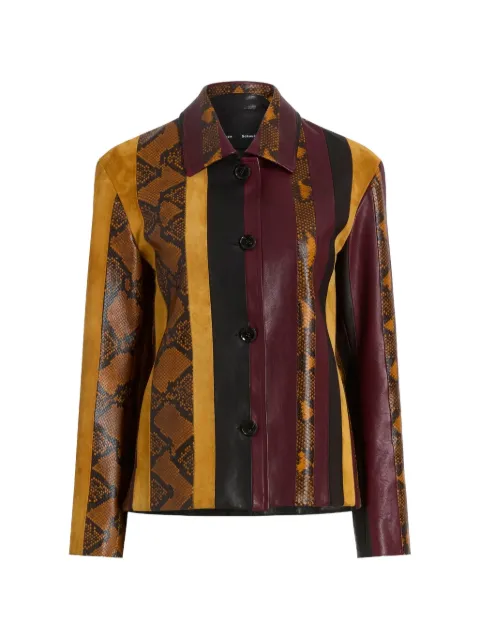 Proenza Schouler Sirine jacket in pieced leather