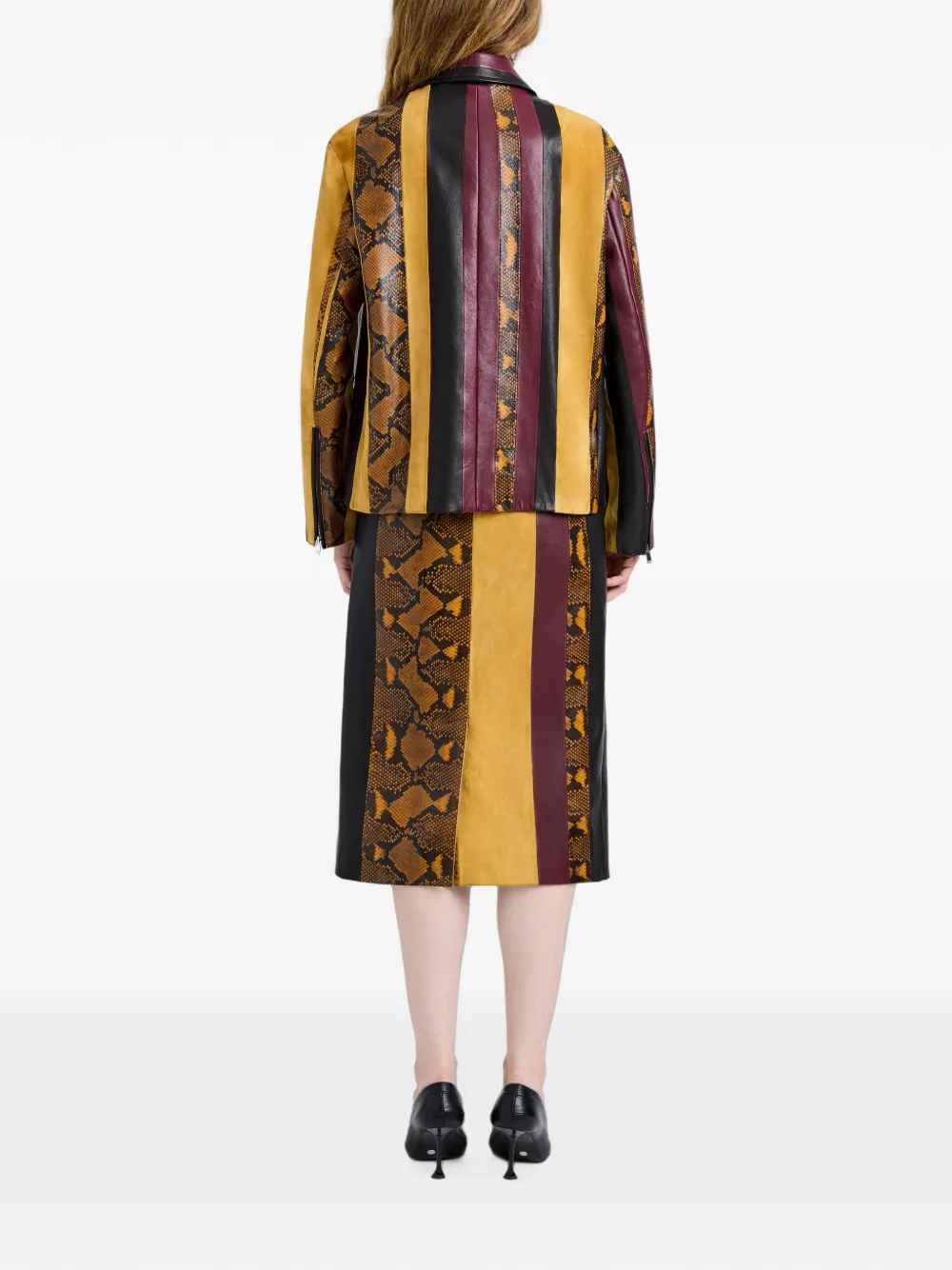Proenza Schouler Sirine leren jack Goud