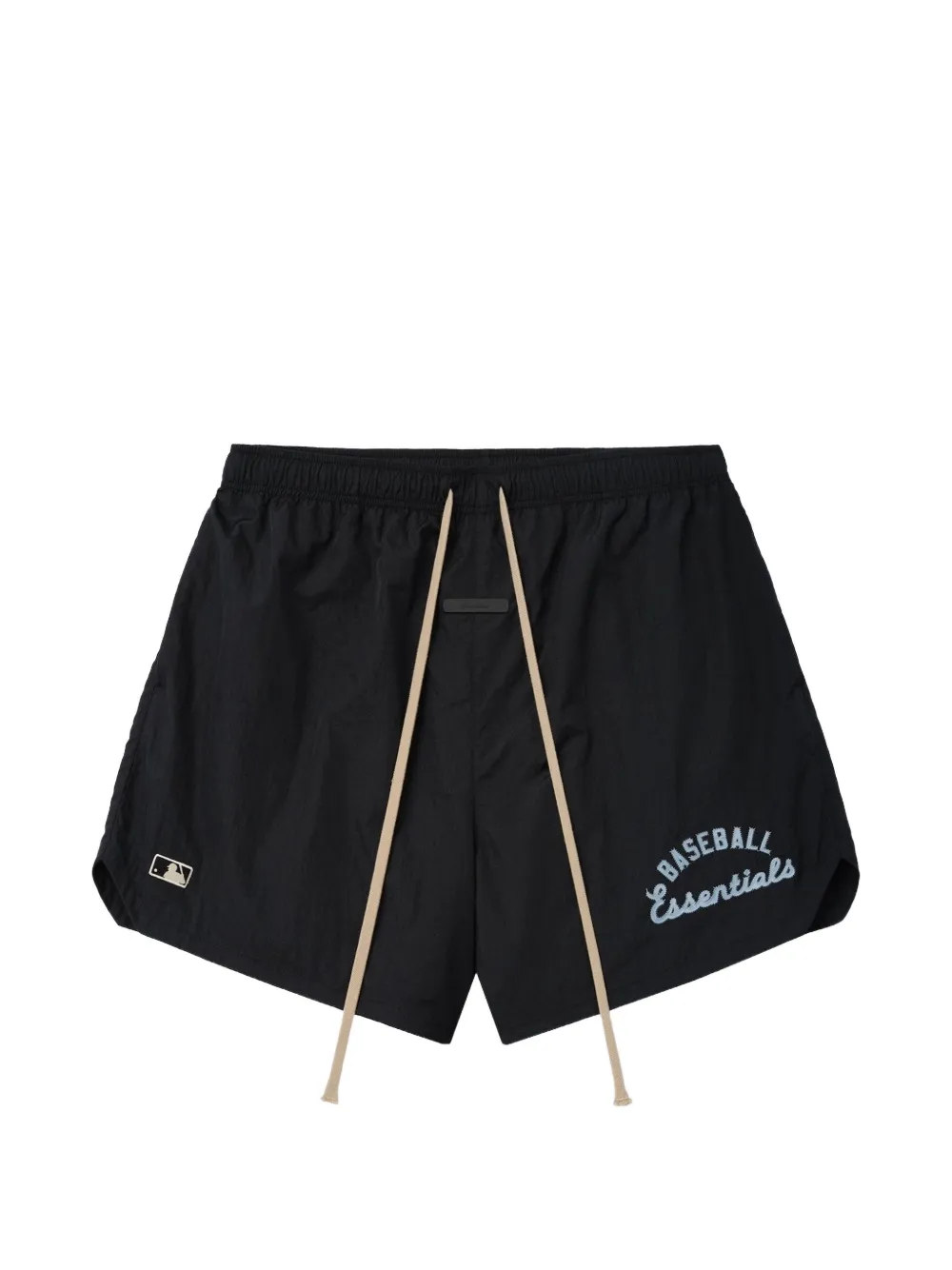 FEAR OF GOD ESSENTIALS MLB logo-patch gym shorts