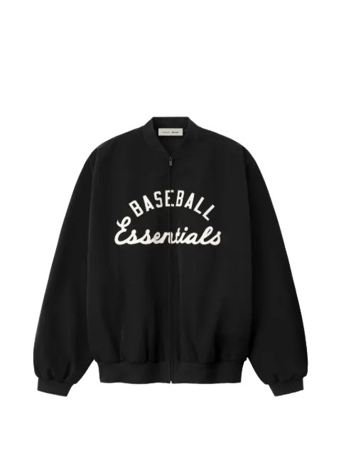 FEAR OF GOD ESSENTIALS MLB logo-print bomber jacket