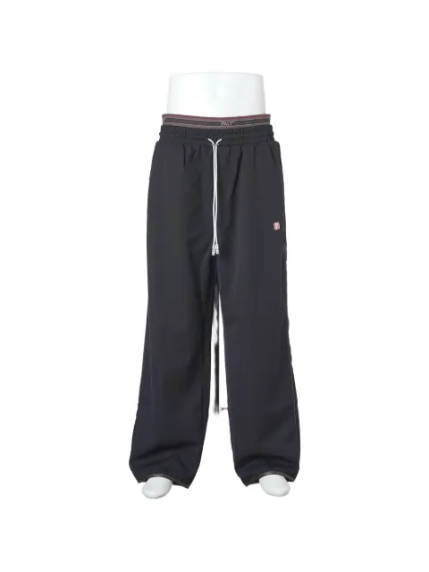 Paly logo-patch track pants