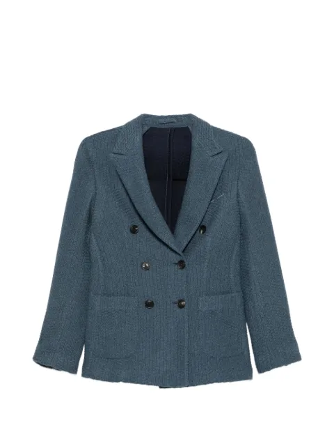 Eleventy double-breasted cashmere jacket