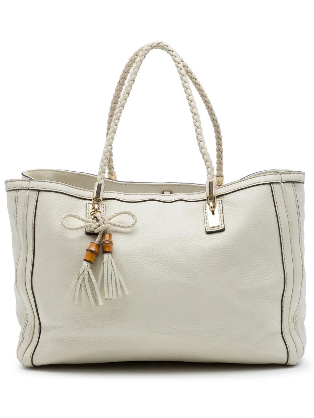 Gucci Pre-Owned 2016-2026 Calfskin Bella tote bag - Bianco