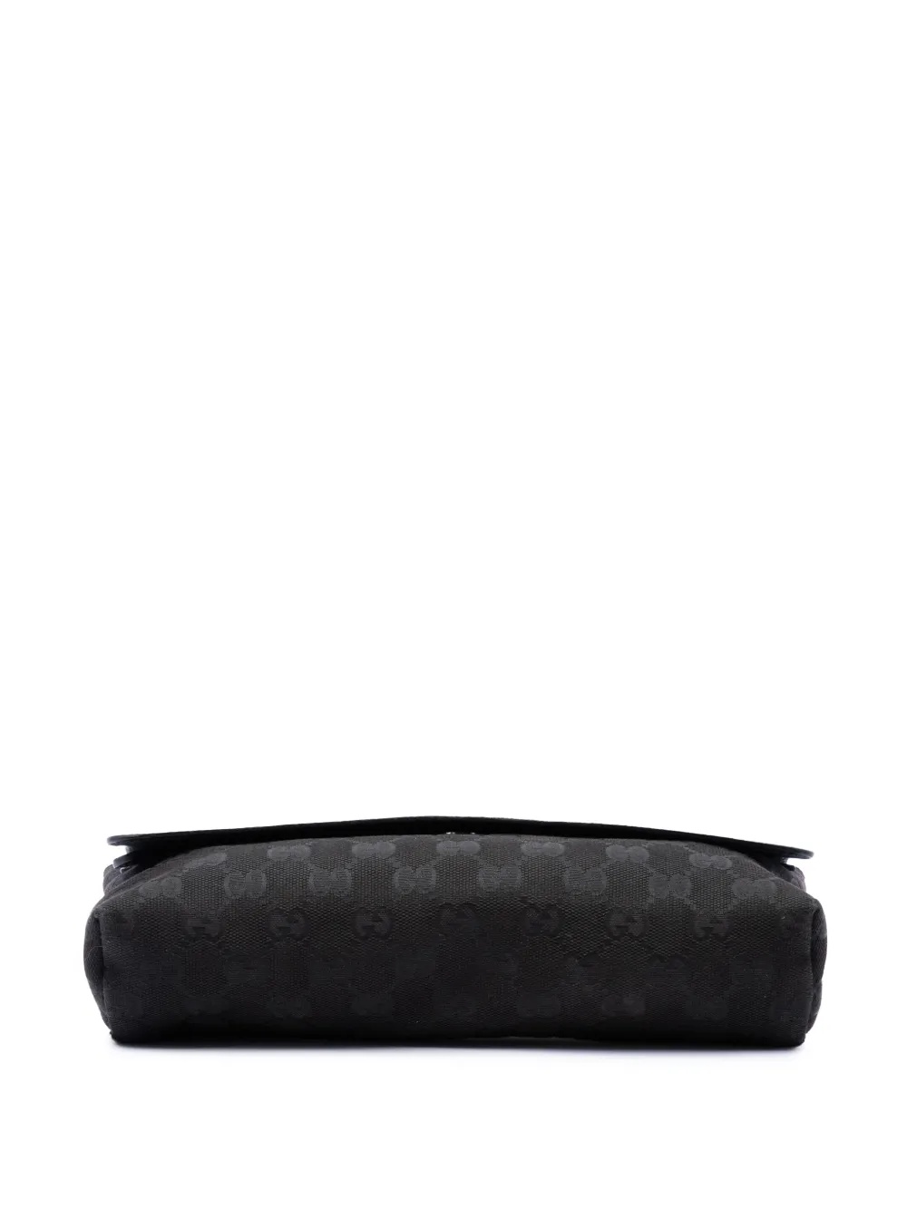 Gucci Pre-Owned 2016-2026 GG Web canvas en leren heuptas Zwart
