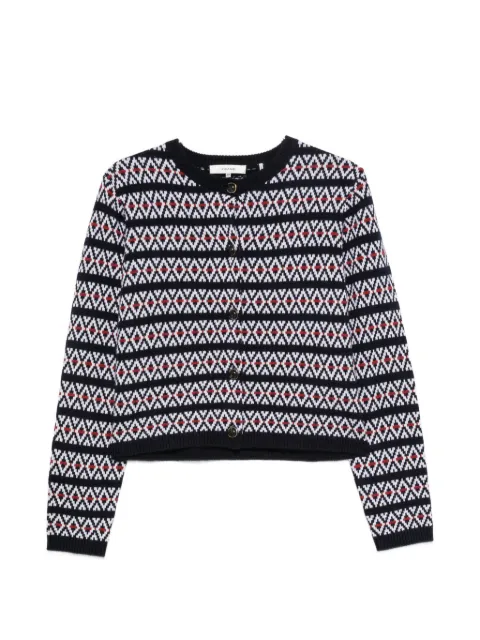 FRAME Fair-Isle-pattern cardigan