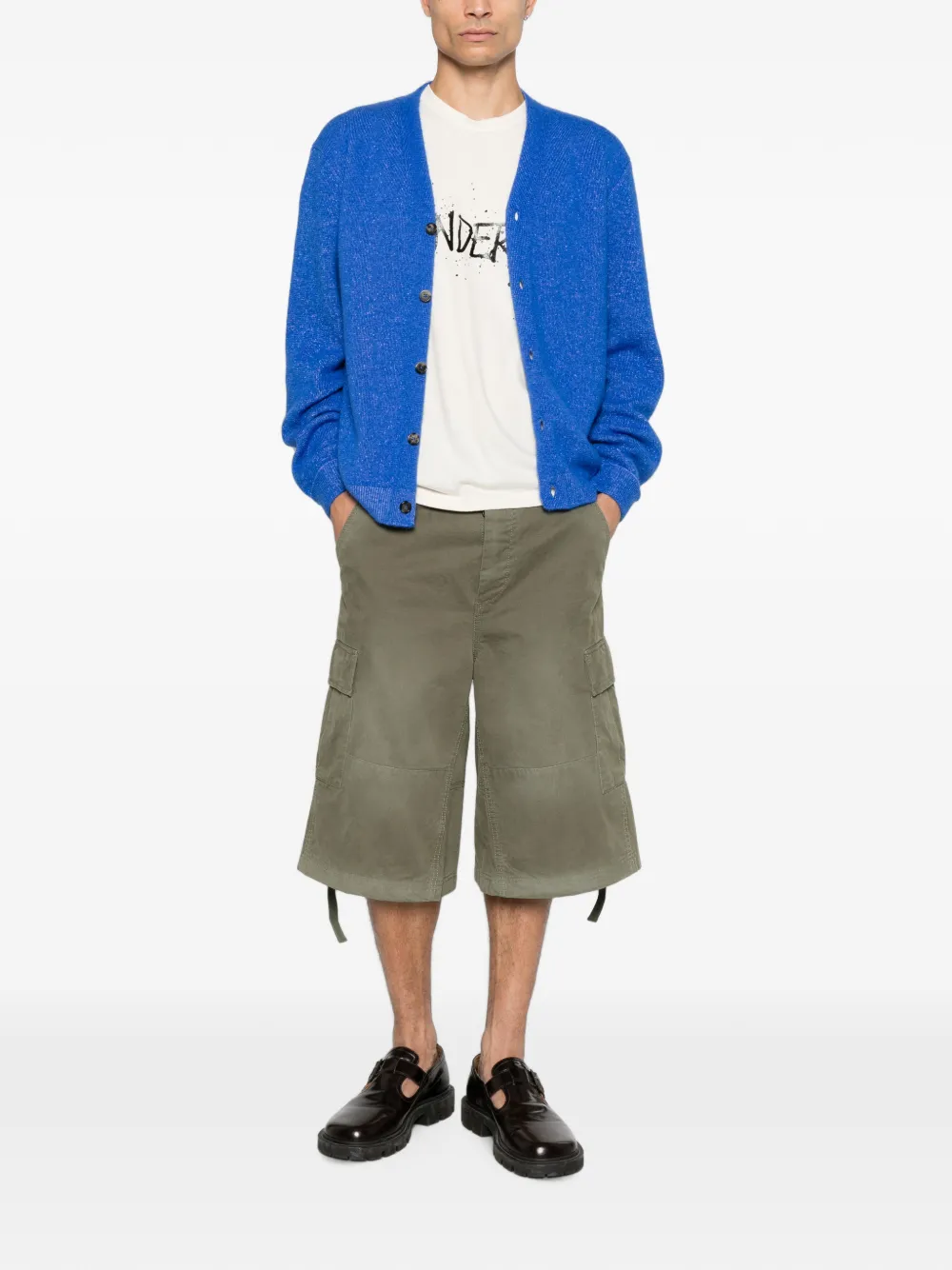 JW Anderson Button-up vest met V-hals Blauw