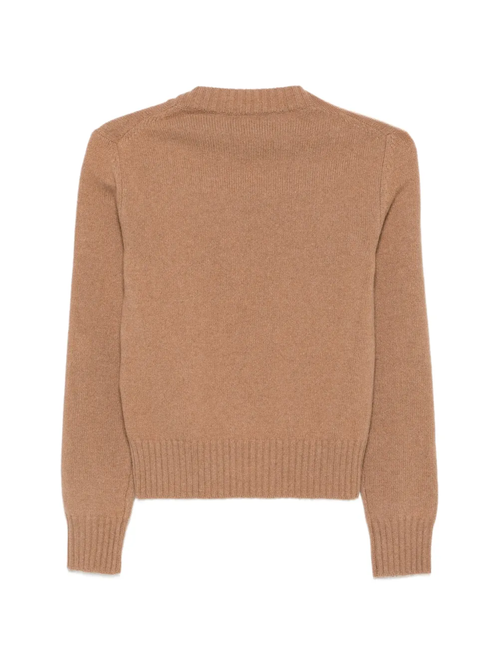 AMI Paris Ami De Coeur trui met ronde hals Beige