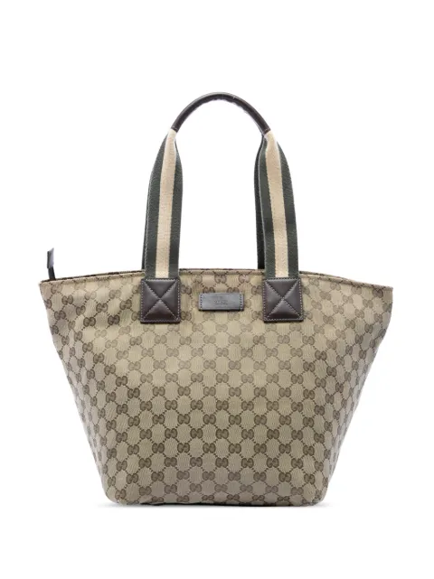 Gucci Pre-Owned 2016-2026 GG Canvas Web tote bag