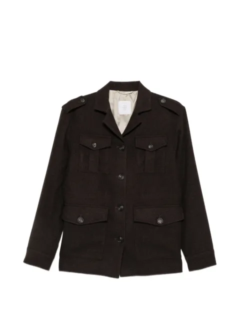 Eleventy pocket-detail epaulette jacket