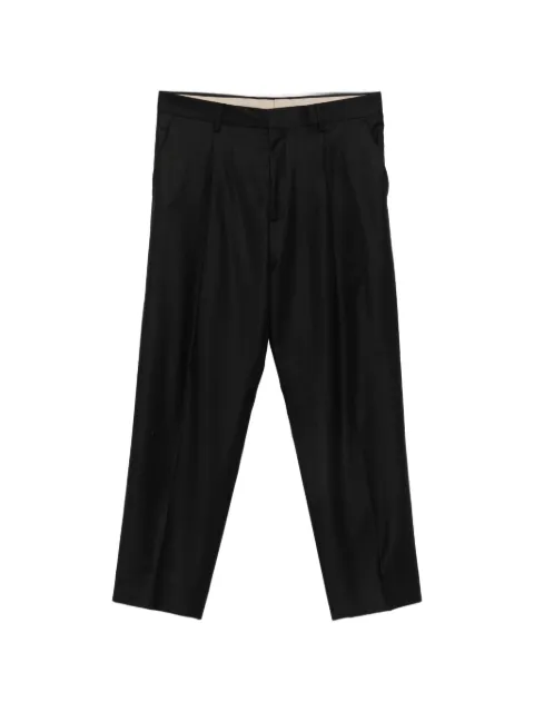 Costumein pleated straight-leg trousers