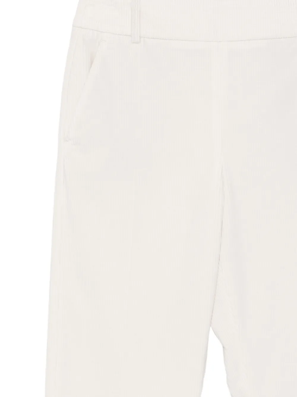 Eleventy Ribfluwelen broek Beige