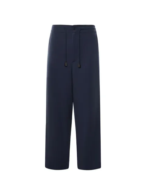 Hed Mayner drawstring-waistband trousers