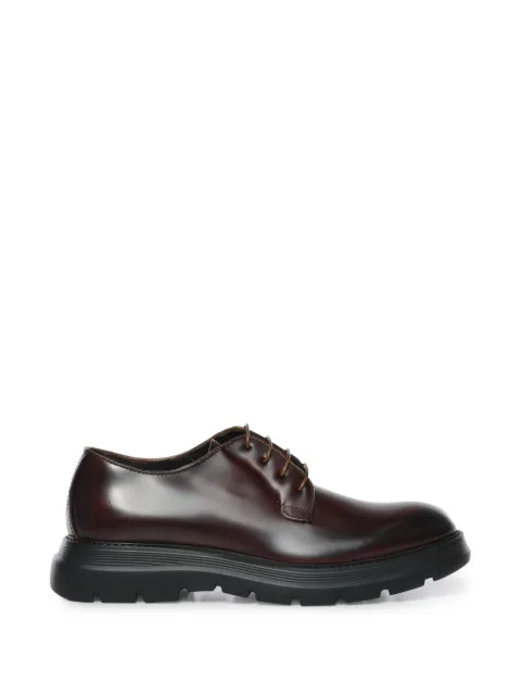 Giuliano Galiano Castro polished leather derby shoes