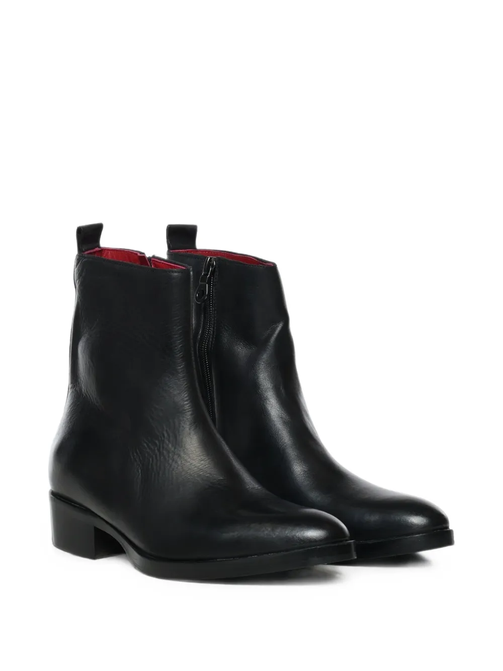 Giuliano Galiano Simon leather ankle boots Zwart
