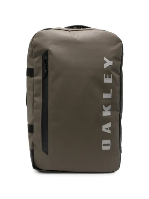 Oakley logo-print panelled backpack