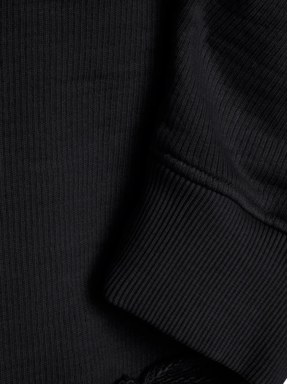 Ymc You Must Create Studio Raw-edge Sweatshirt In Black