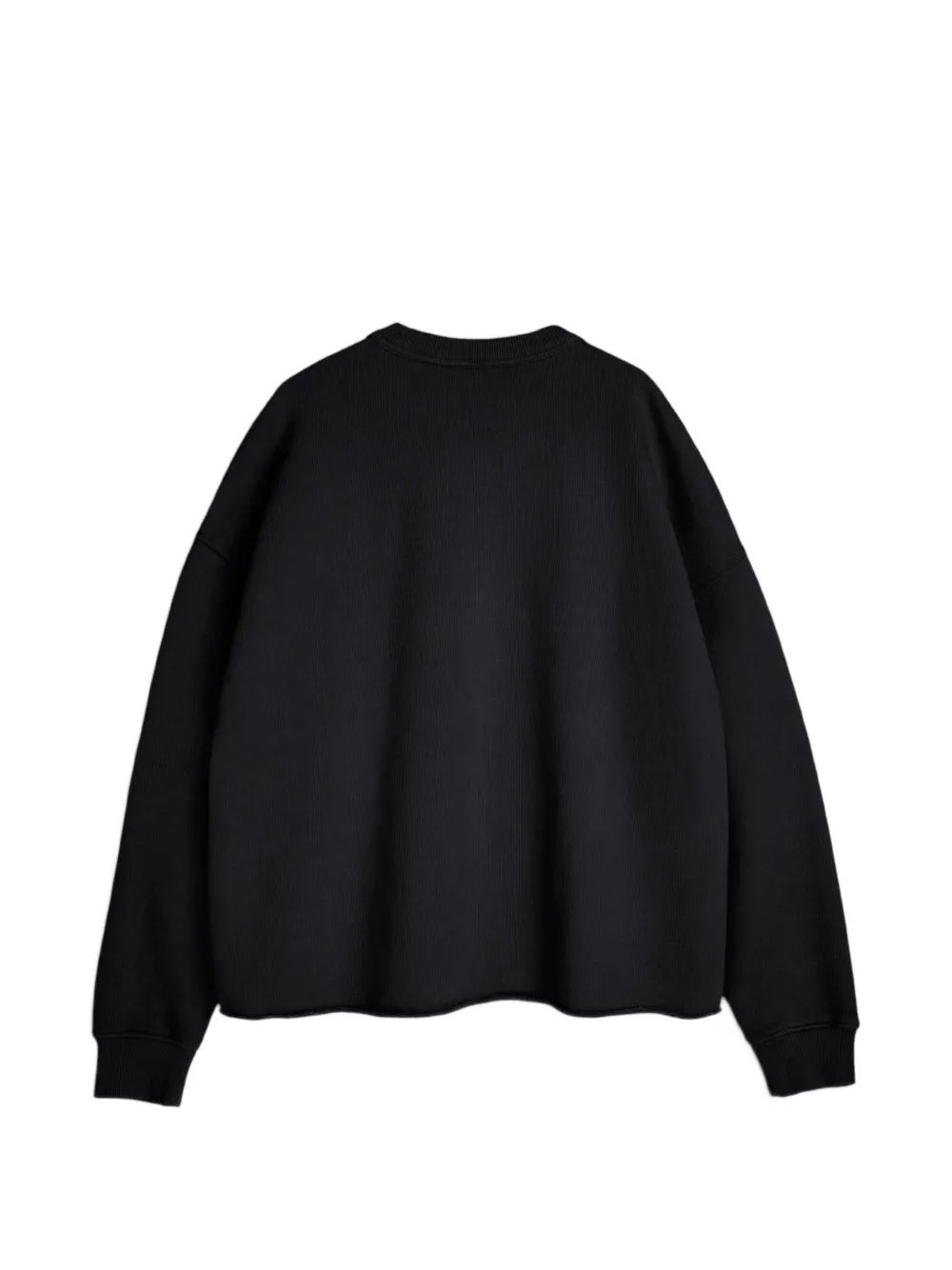Ymc You Must Create Studio Raw-edge Sweatshirt In Black