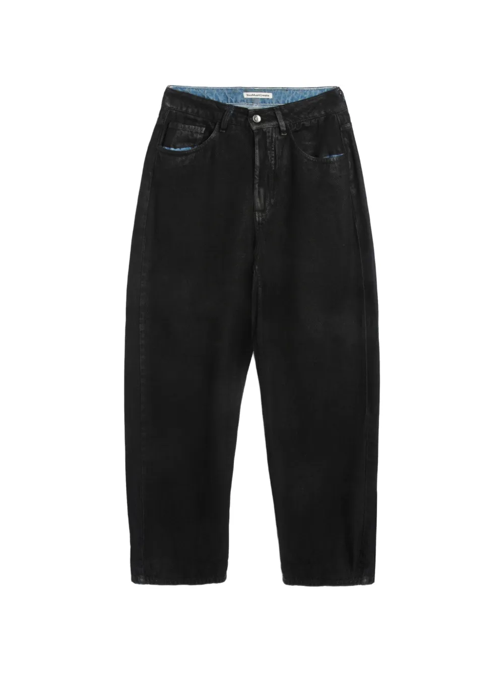 Ymc You Must Create Silver Jeans In Black
