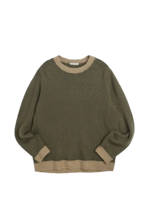 YMC Fife crochet-trim sweater