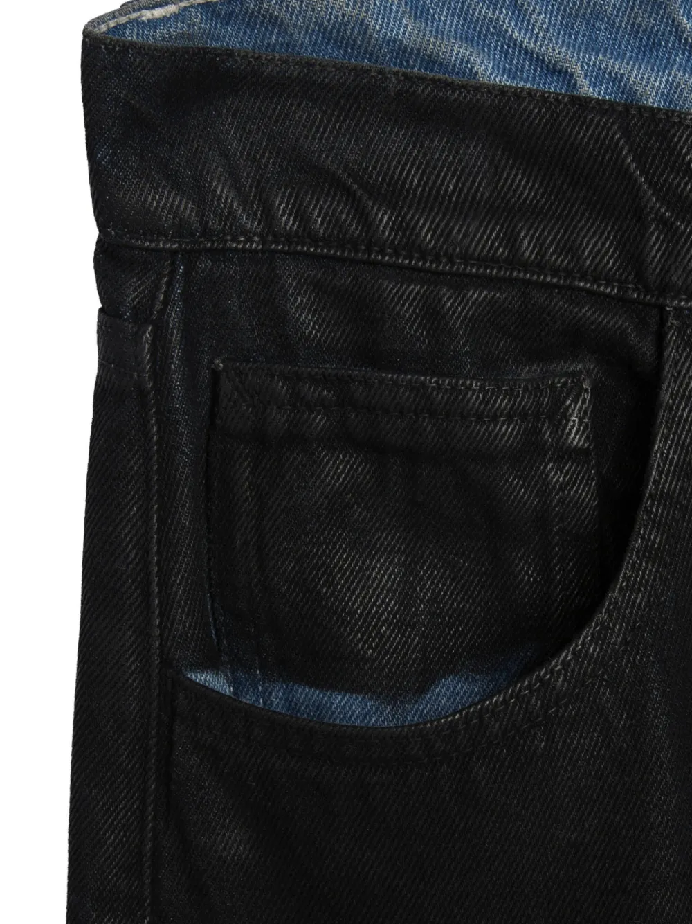 YMC Bez katoenen jeans Zwart