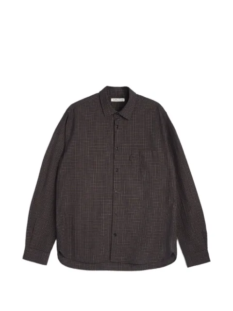 YMC Curtis checked cotton shirt