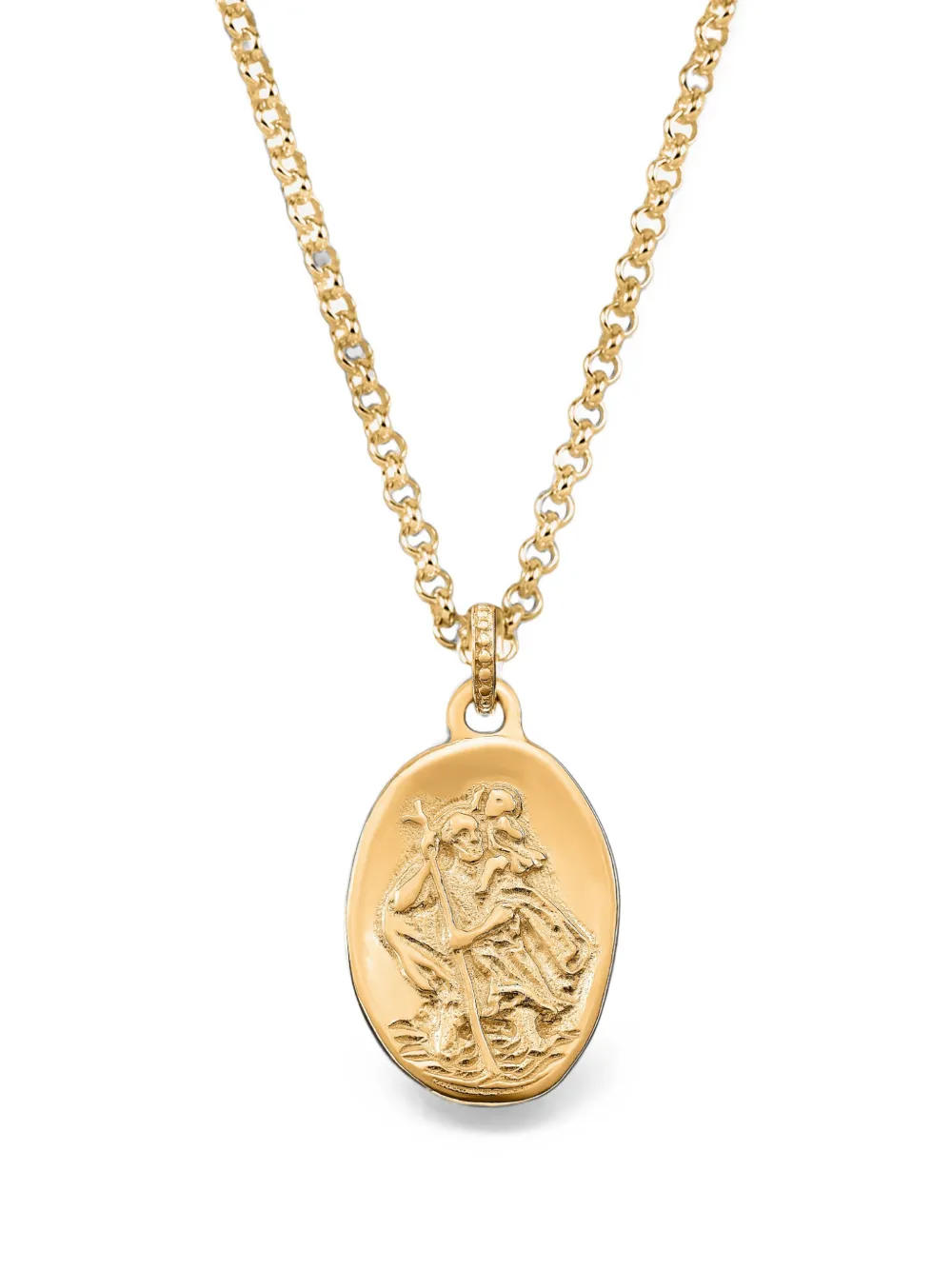 DOWER AND HALL St. Christopher-pendant necklace