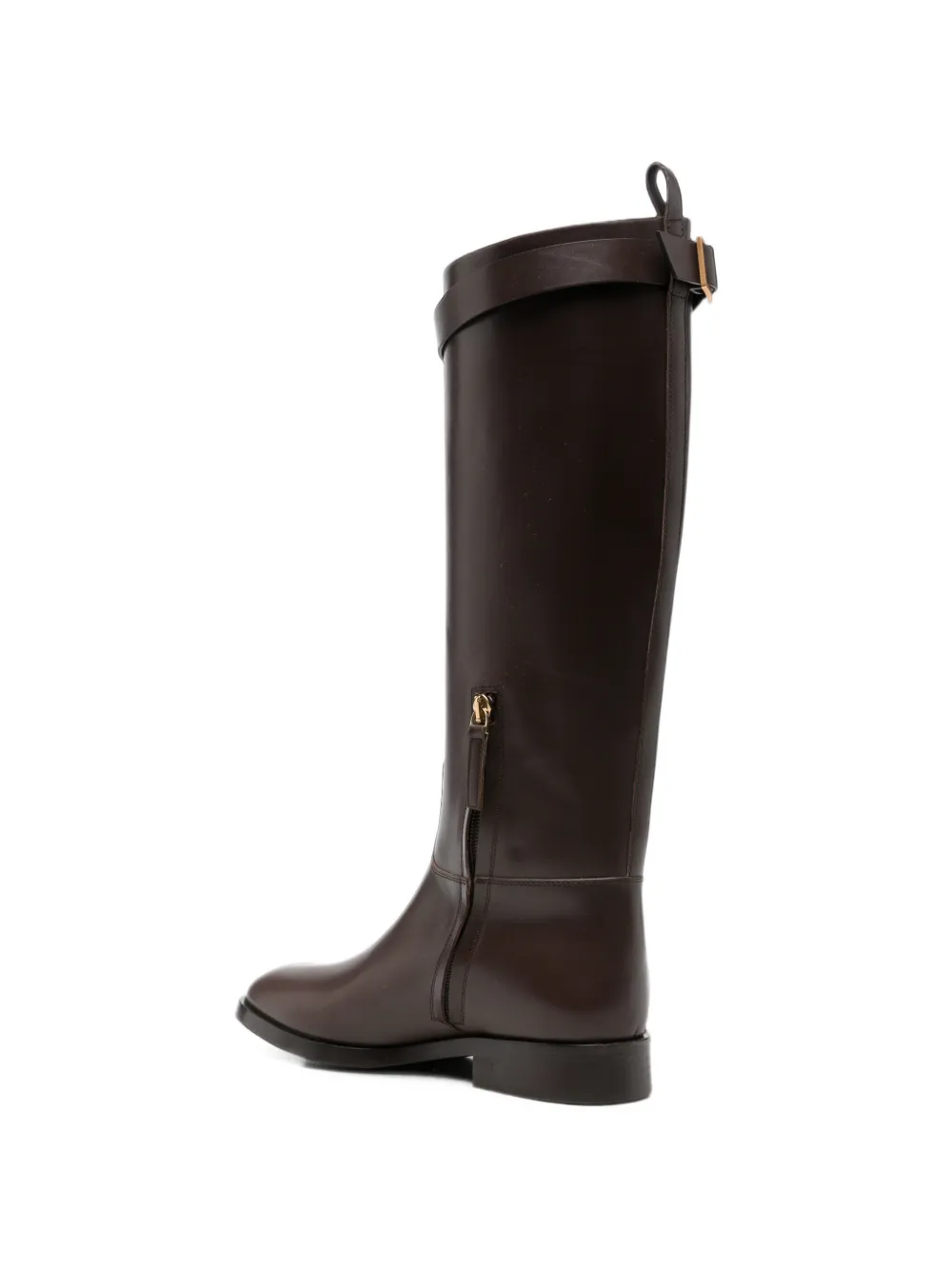 Eleventy buckled leather boots Bruin