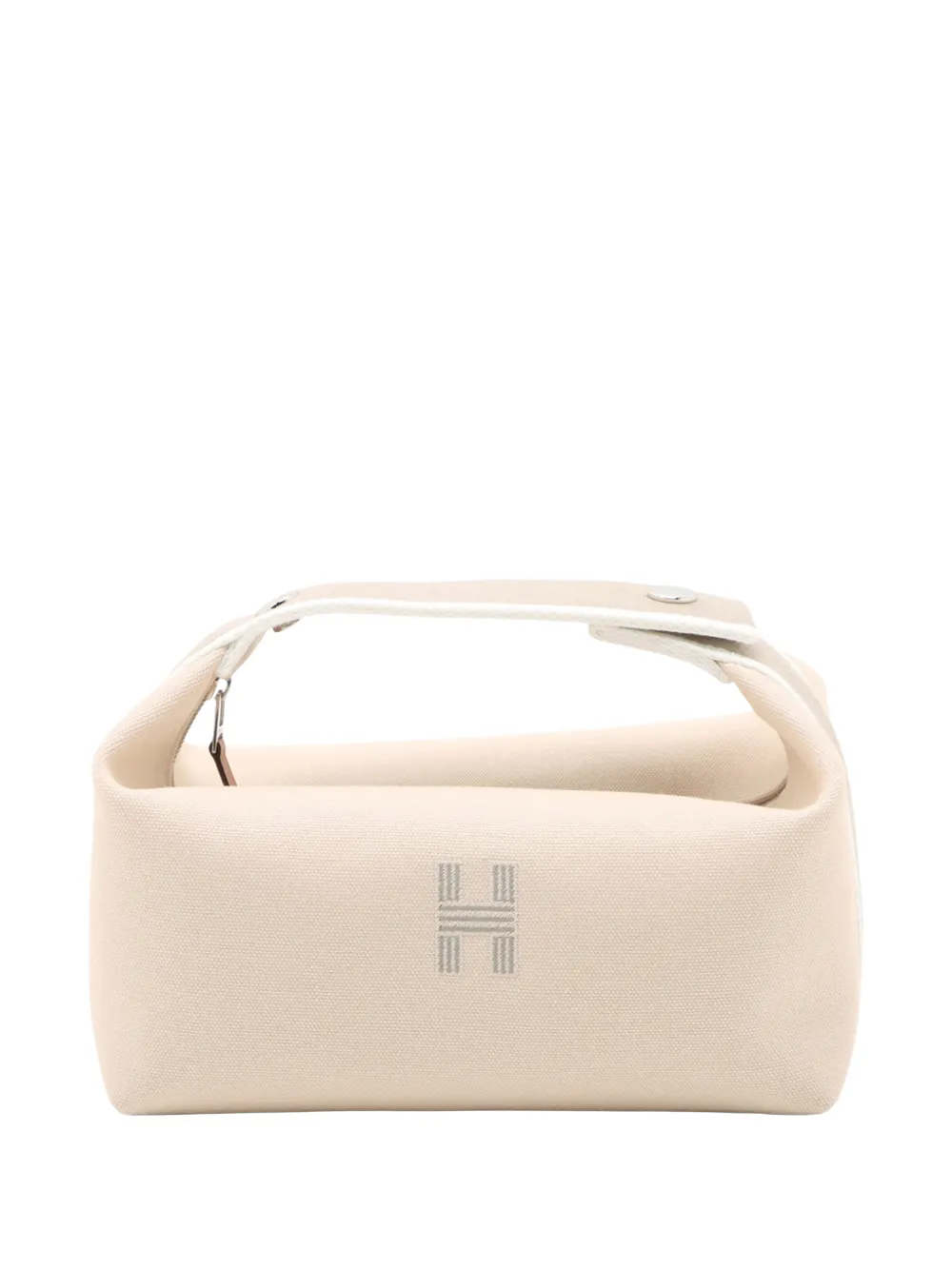 Hermès Pre-Owned 2010-2026 Small Toile Bride A Brac Case vanity bag - Nude