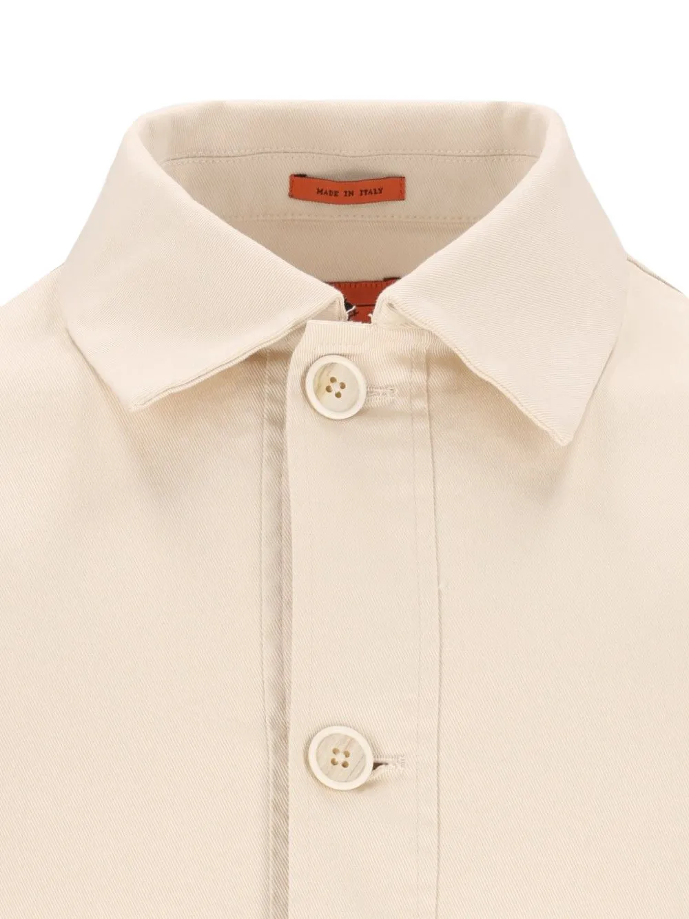 Barena Shirtjack met knoopsluiting Beige