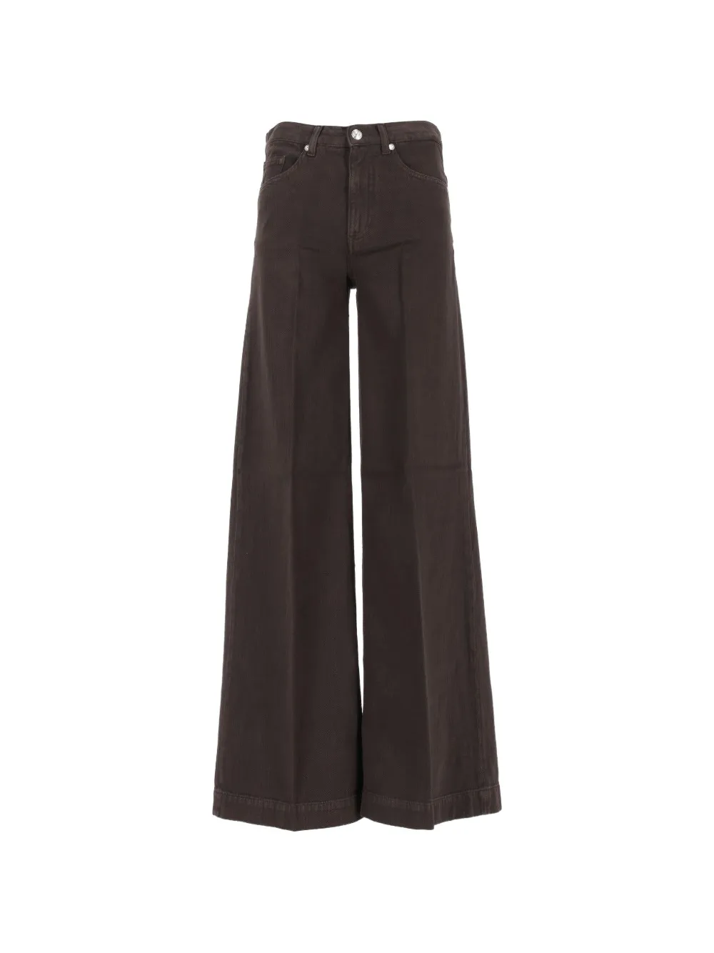 Nine In The Morning Nadia wide-leg jeans - Marrone
