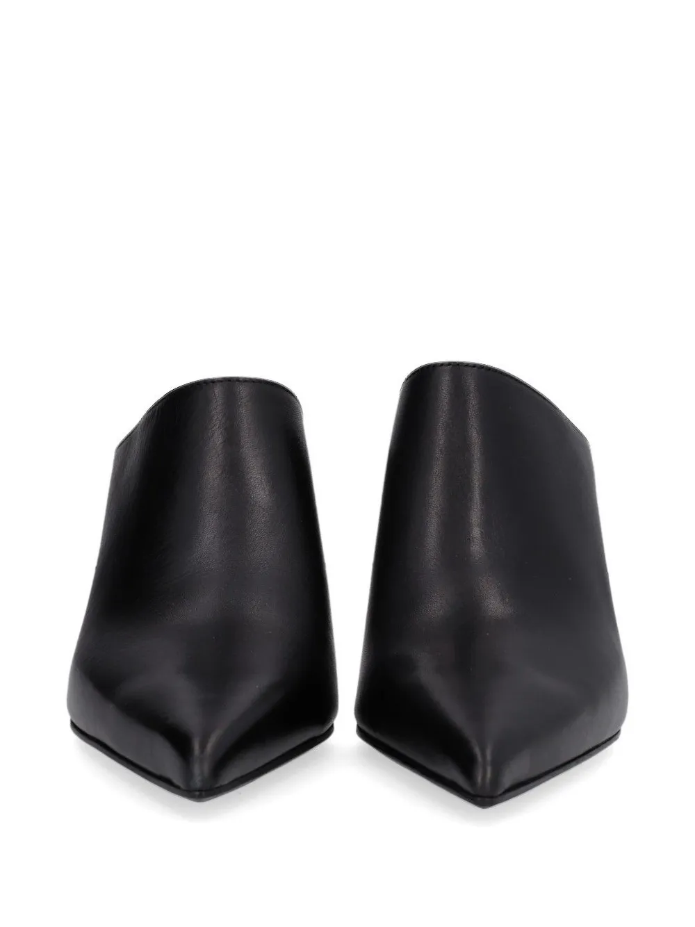 Rick Owens Cantilever 8 Sabot Sharp pointed-toe sandals Zwart