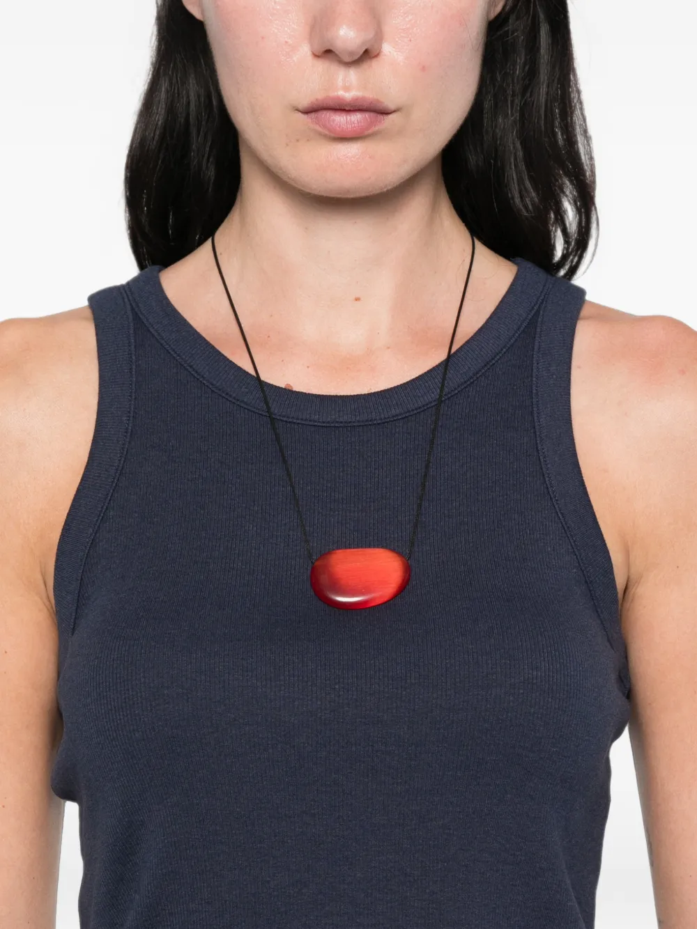 MAISON123 Leopold geribbelde tanktop Blauw