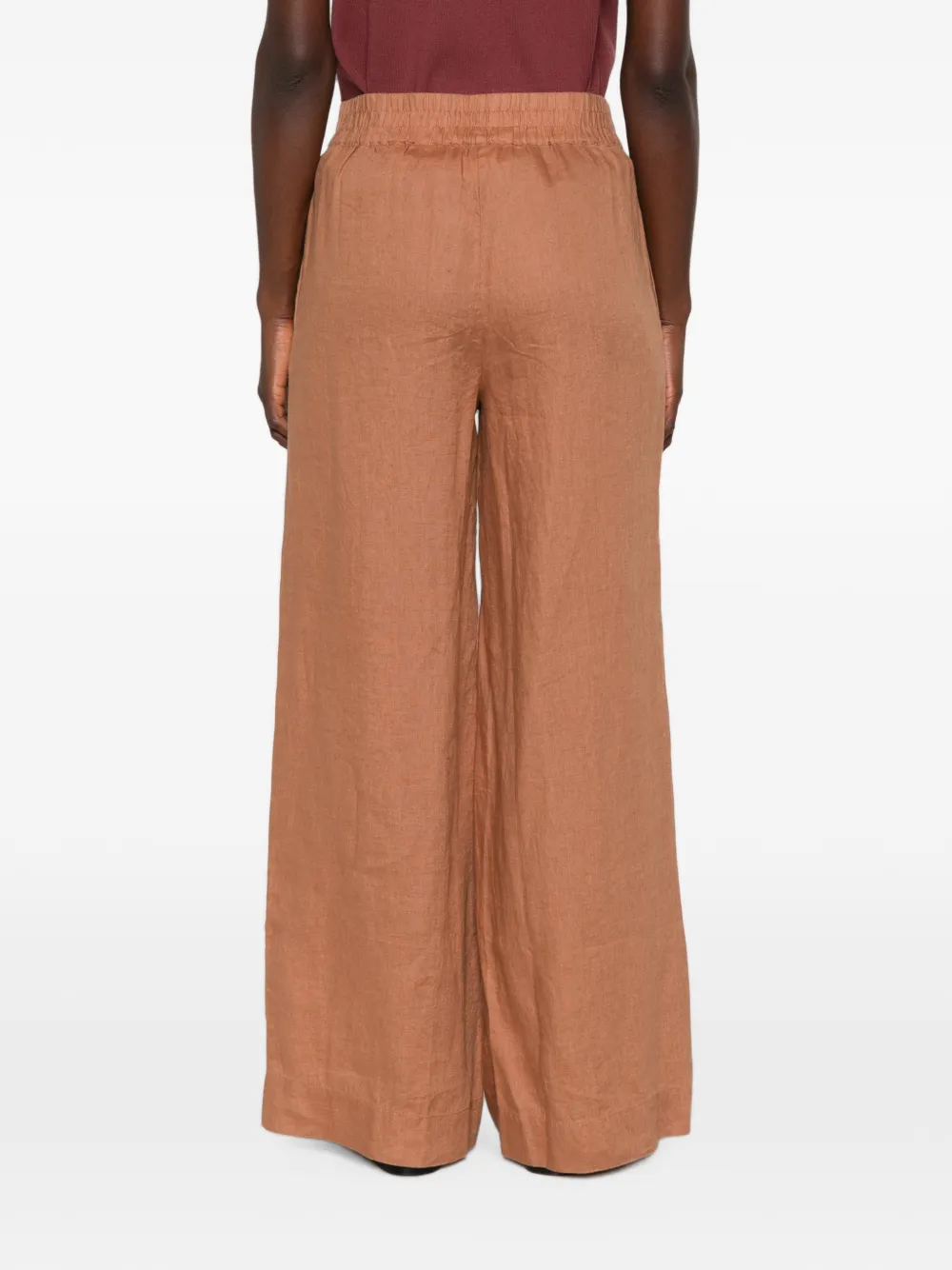 MAISON123 Tim P Lin elastische broek Beige