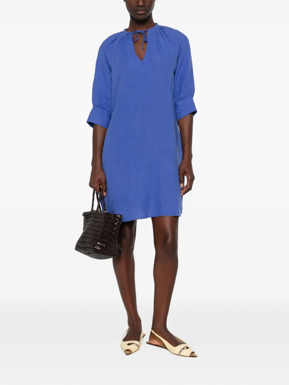 MAISON123 Blinny mini-jurk Blauw