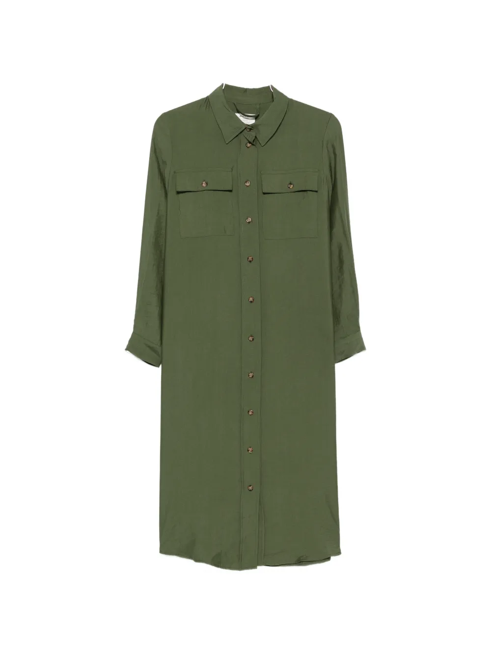 MAISON123 button-up midi dress