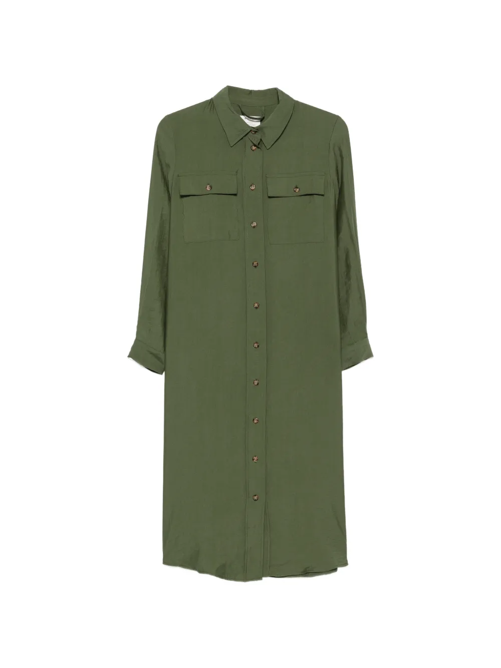 MAISON123 button-up midi dress