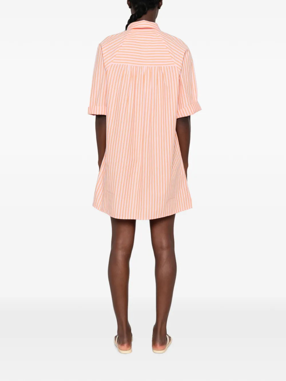 MAISON123 Best Rayee mini-jurk Oranje