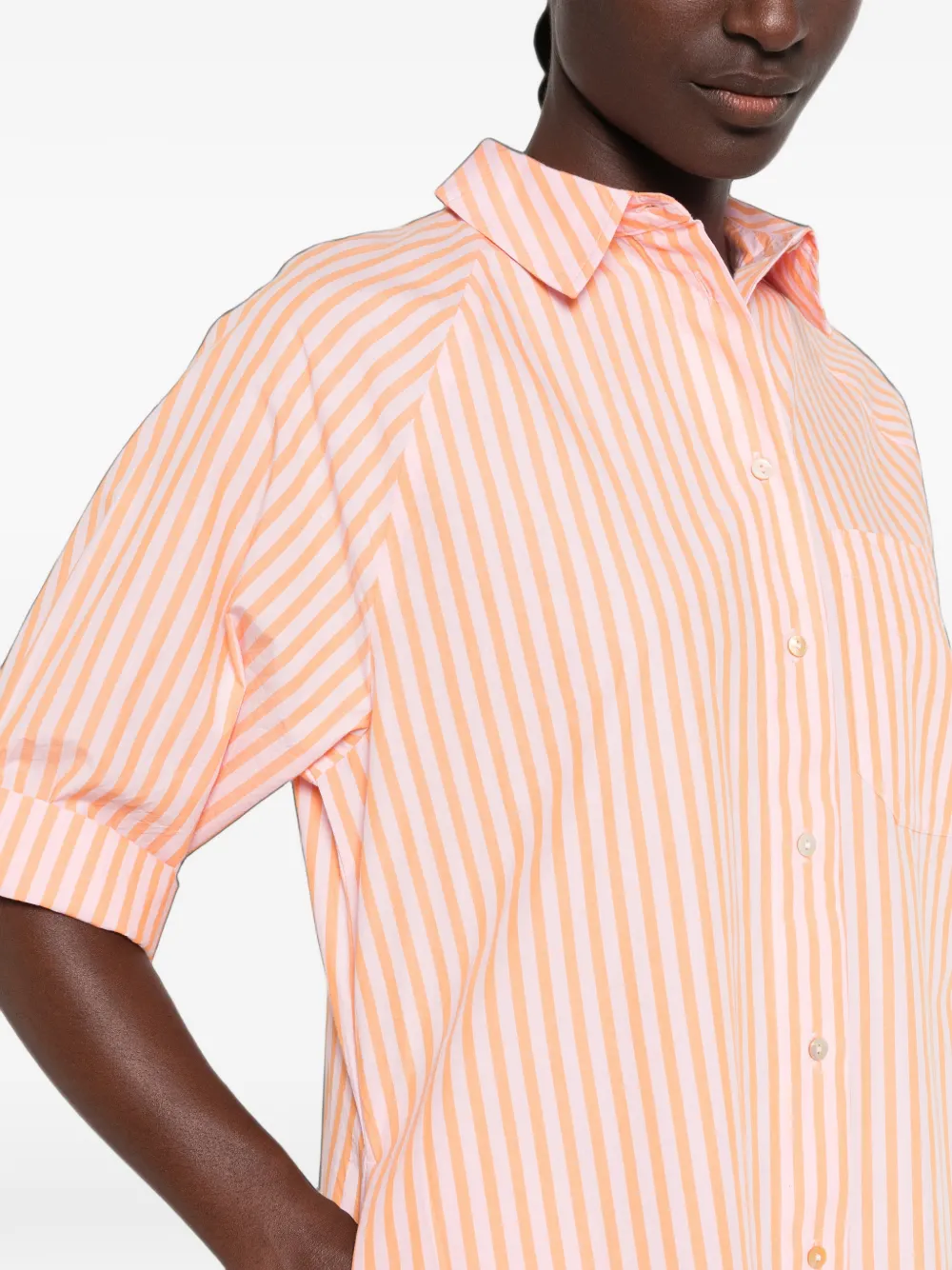 MAISON123 Best Rayee mini-jurk Oranje