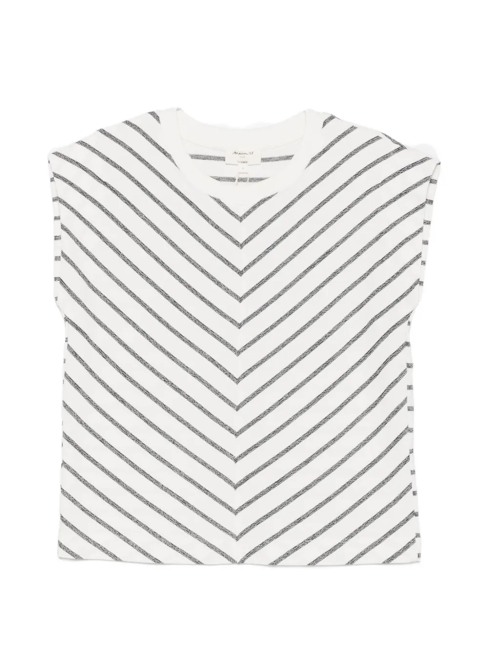 MAISON123 chevron-stripe T-shirt