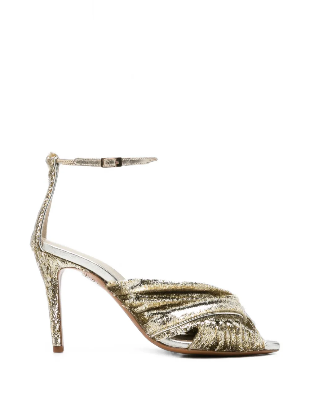 Forte Forte metallic knotted sandals