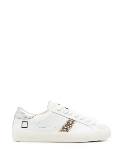 D.A.T.E. glitter-detail leather sneakers