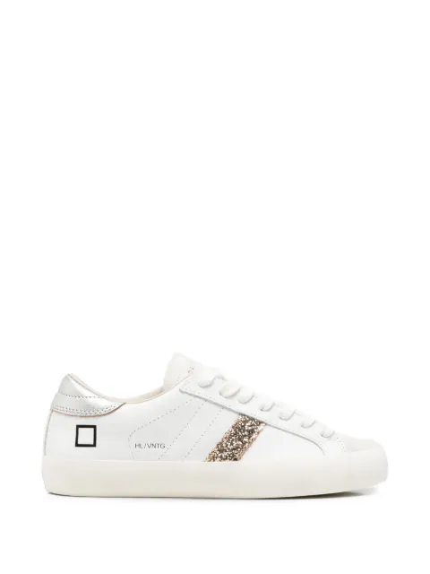 D.A.T.E. glitter-detail leather sneakers