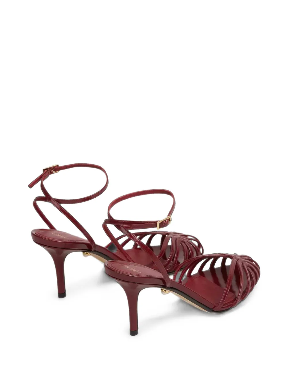 Alevì Blake leather sandals Rood